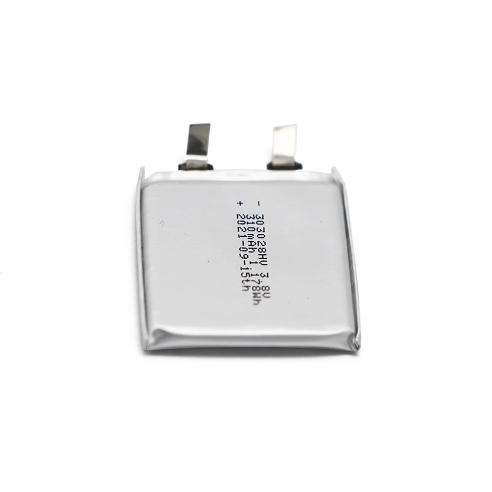 JHY 2021 New Product 303028HV 3.8V 310mAh rechargeable lithium battery  Remote control battery