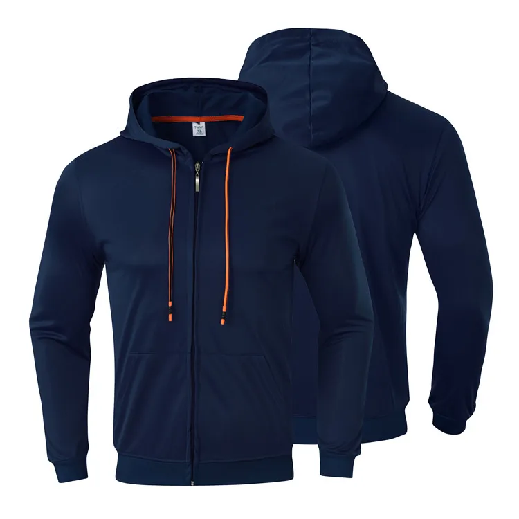 High Quality Custom Wholesale Kangaroo Pocket Hoodie Mens Pullover Zipper