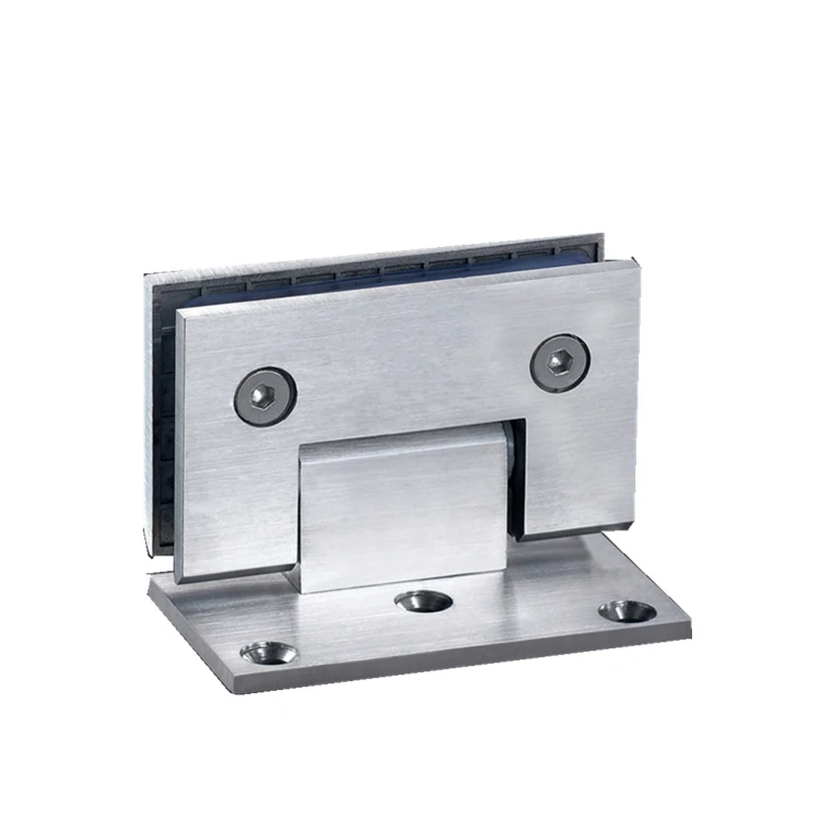 Factory customization Bathroom Accessories Shower Hinge Bevel Edge Glass Door Glass To Wall Shower Hinge glass clamp