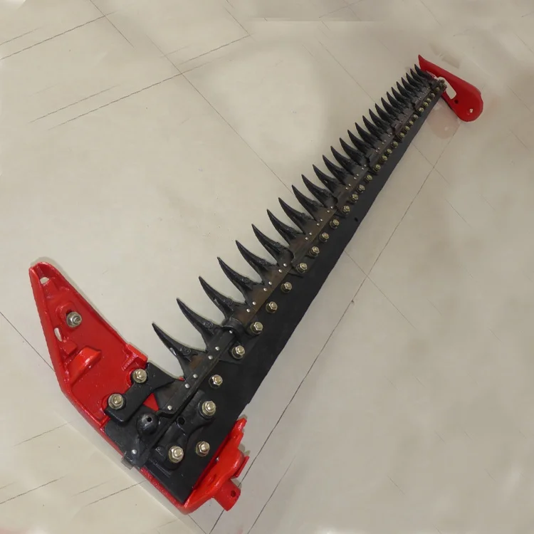 Complete knife bar for agricultural combine harvester