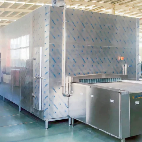 Professional Design Tunnel Type Blast Freezer IQF Freezing Machine Flash Freezing Machine