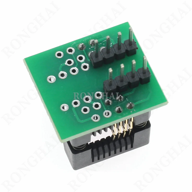 150mil 200mil IC Test Socket Converter SOIC8 SOP8 to DIP8 Wide-body Seat Wide Programmer Adapter Socket SOIC8 SOP8 IC Burner
