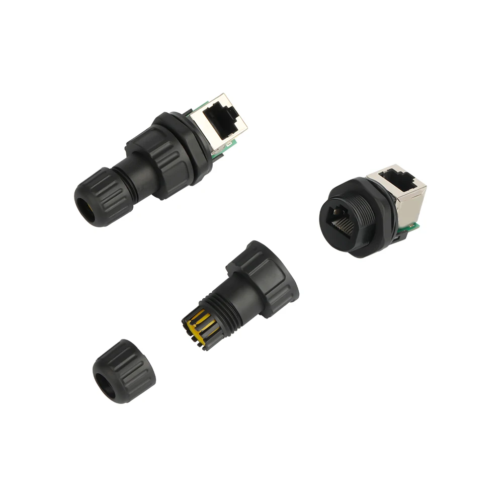Original Factory Sell Waterproof Rj45 Female Connector Panel Mount Electric Connectors