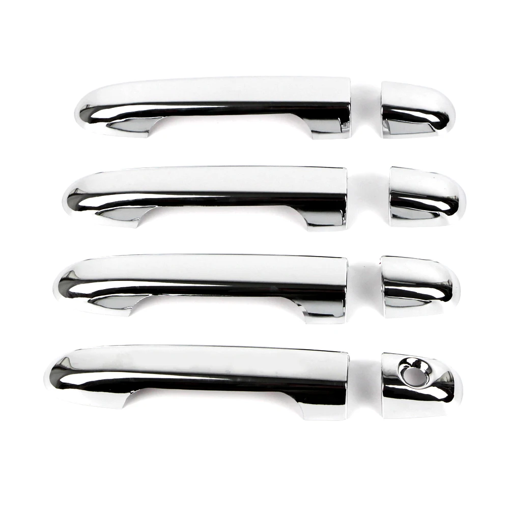Car Exterior Door Handle Cover with Smart Keyhole for Hy Accent Solaris Verna Brio Avega Sonata Elantra Chrome Molding Trim