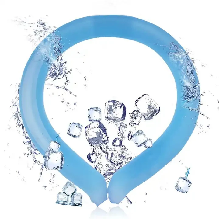 Hot Sale Wearable Cooling Neck Tube Portable PCM Neck Ice Ring Cooling Tube for Combating Hot Flashes