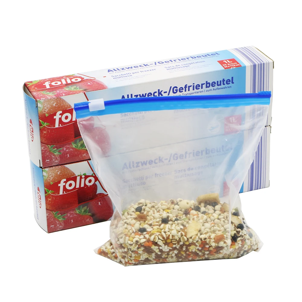 Customize Printed Plastic Slider Zip Lock Pouches For Food Packing Zipper Reclosable Bags