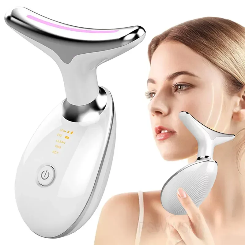 Hot selling microcurrent multi use device ems vibration neck lift device ems mini massage device neck massage machine