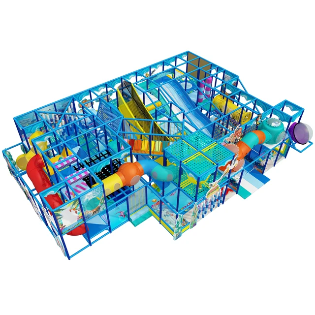 ocean indoor playground  kids role play house China children game equipment indoor playground