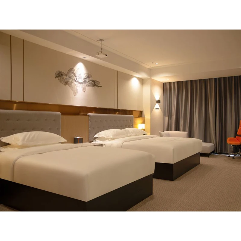 China Hotel Furniture Factory For Sale Luxury Furniture Modern Bedroom Hotel Bed Set Modern Hotel Furniture