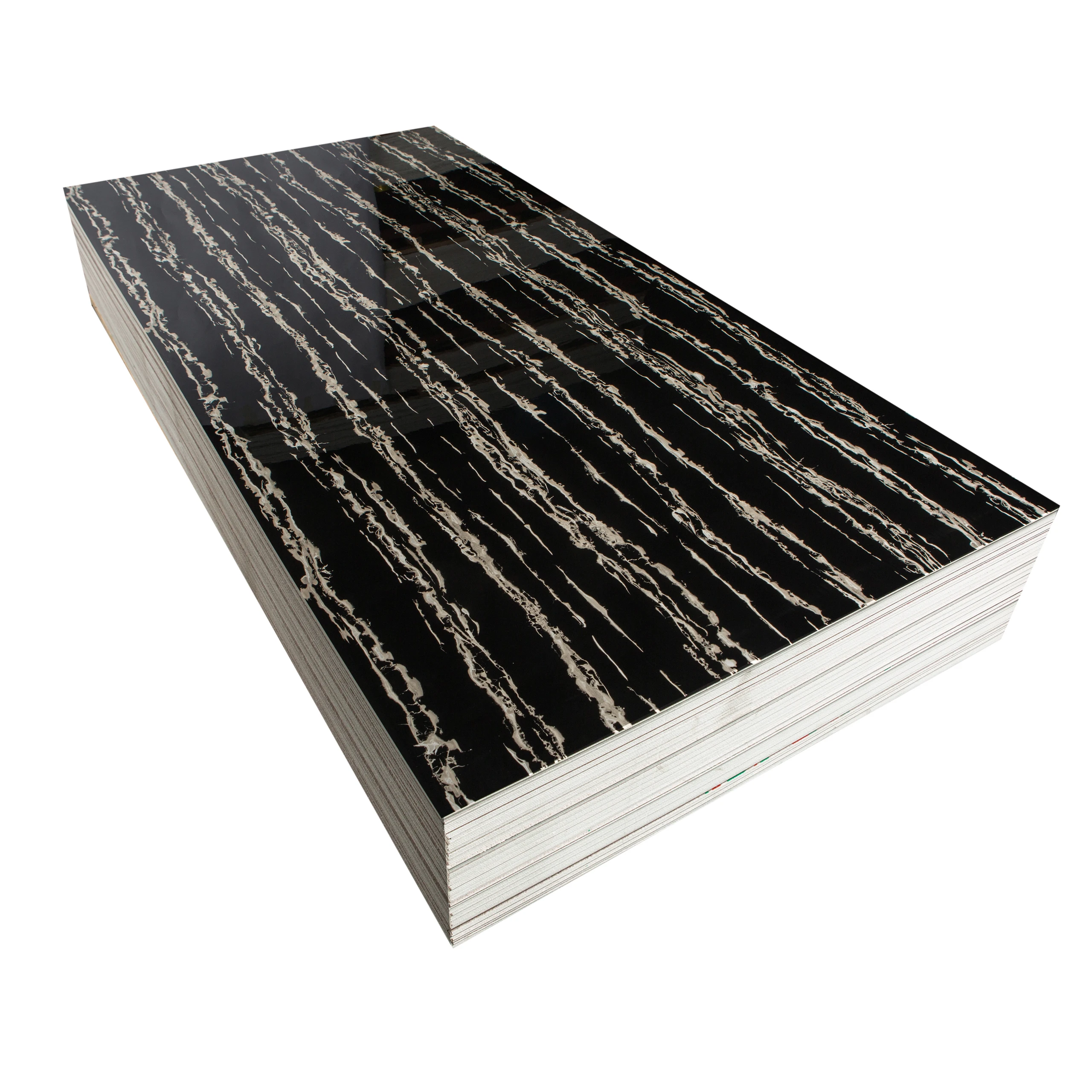 Hot Selling Eco-Friendly Decorative PVC Marble Laminate Wall Panel Plastic Sheet UV Board indoor use