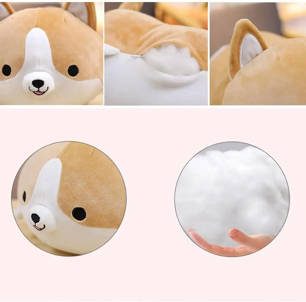 Cheap High Quality Plush Corgi Dog Stuffed Animals Toys Decoration Pillow Plush Soft Pillow Plush Toys