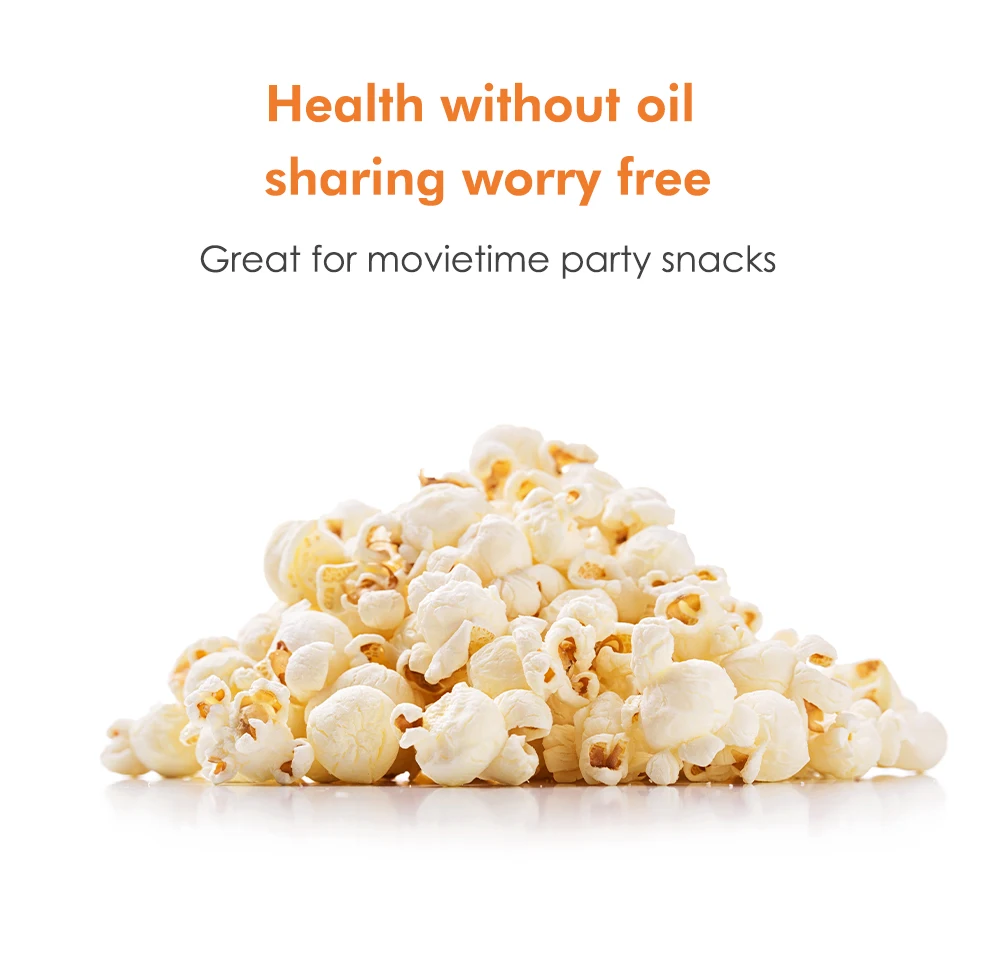 RAF 2L large capacity High Quality Mini Popcorn Machine Household Caramel Popcorn Coating popper maker With Switch Control