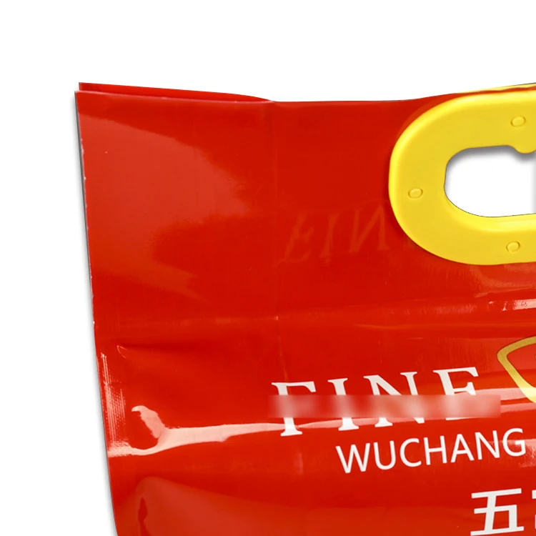 China Suppliers Different Types Custom Logo Design 5kg 10kg Food With Plastic Rice Packaging Bags