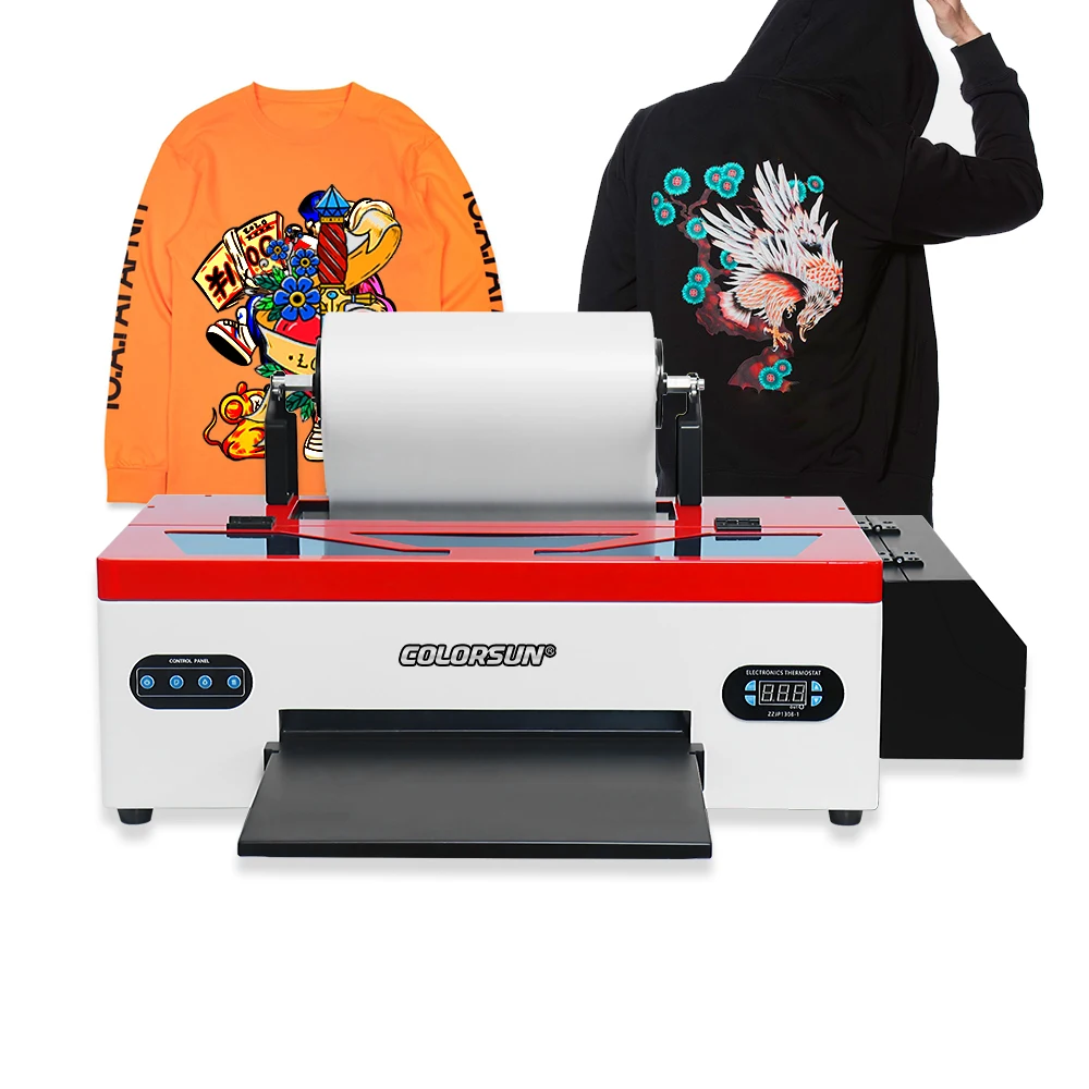 L1800 dtf принтер трендовая футболка пленочный тепловой пресс и сублимационный combo