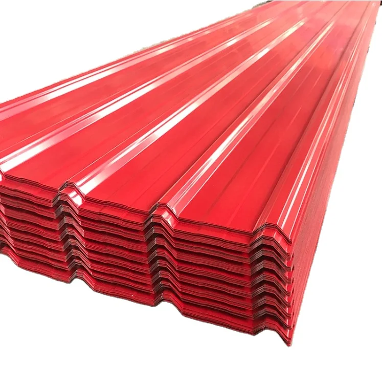 Metal Building Material Prepainted Color Roof Tiles Price Galvanized Corrugated Metal Roofing Sheet