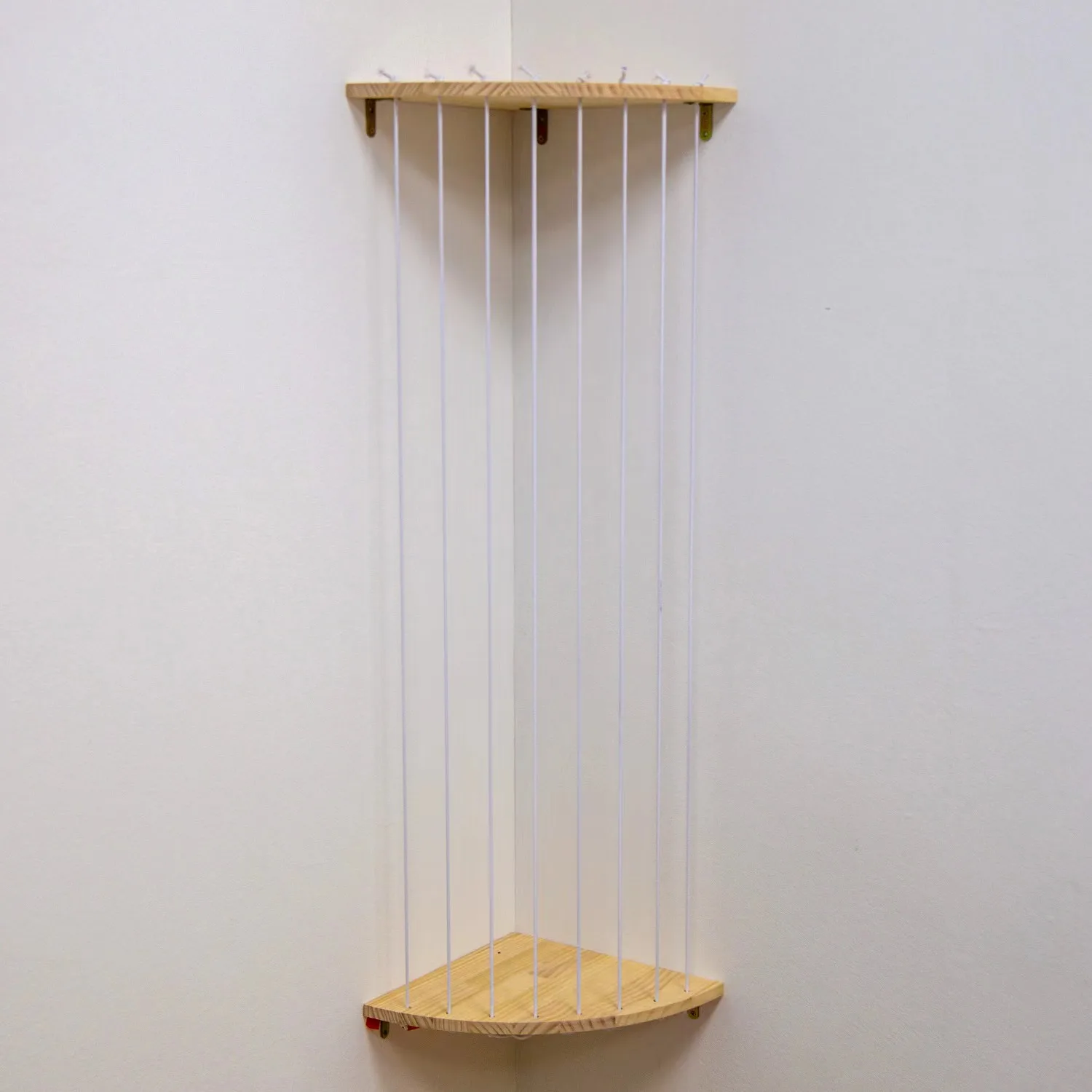 High quality Corner Plush Toy Storage Rack Soft Toy Organizer Wooden Plushes Organizer Wood Toy Storage for Kids Bedroom