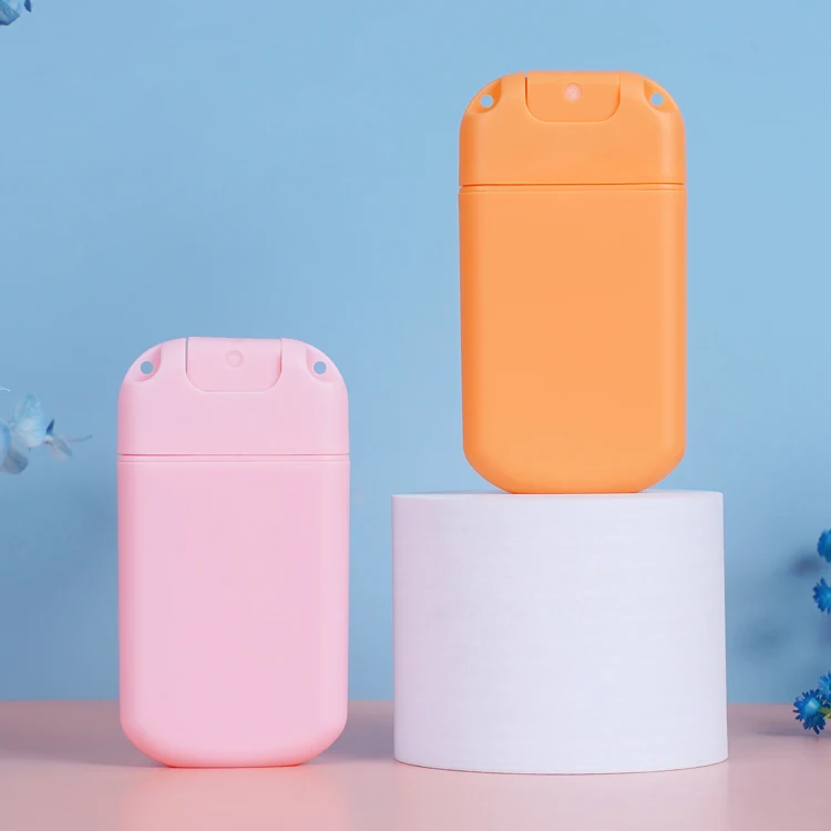 Новый дезинфицирующее средство для рук 20 мл 30 мл 50 мл u-образная форма портативный без уплотнения карман кредитной карты плоский мини-распылитель духи