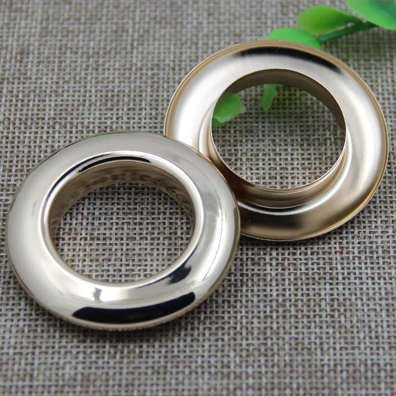 Wholesale Combined Punch Garment Round Cowboy Silver Metal Eyelet For Clothing
