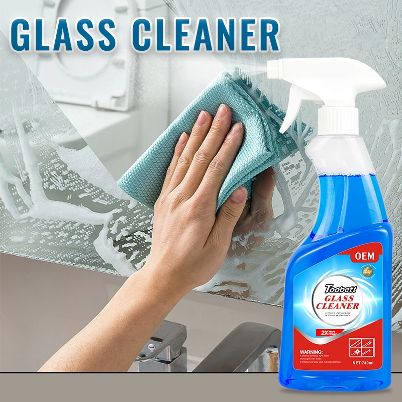 Glass Cleaner Removes Dirt & Grime, Leaves No Residue 740ml