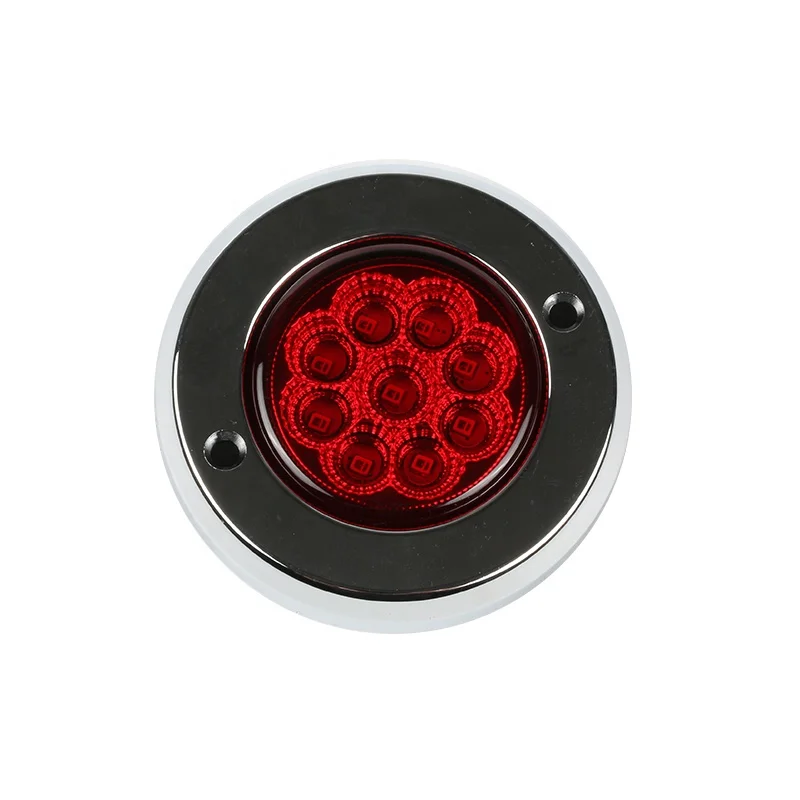 
new design 2.5IN ROUND PLAFON TIPO MILENIO AMBAR HALLO 12LED ALCENTO CLARO FOR american heavy duty TRUCK , BUS ,lamparas glo 