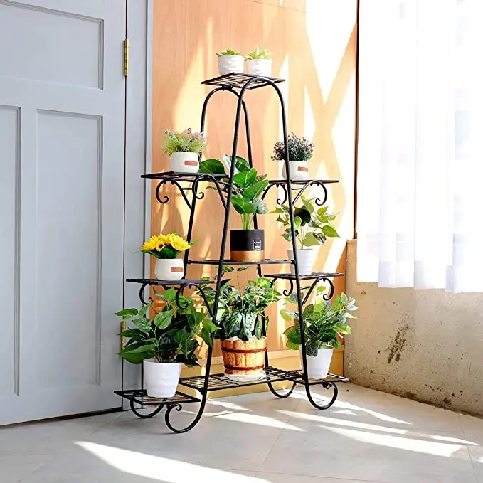 
New design high quality custom metal flower display rack for plant 