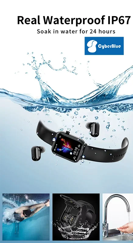 2 in 1 Smart watch earphone wireless relojes smartwatch headsets smartwatch android beatstudio headset headphone wireless