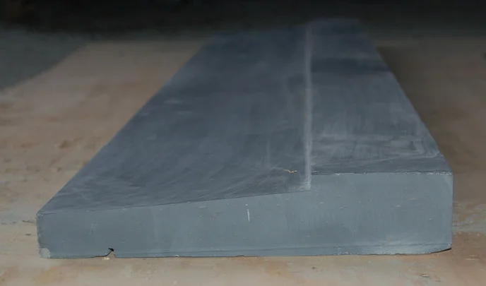 Natural Stone Rectangular Slate Tile Black Slate Strips Tile Window Sill