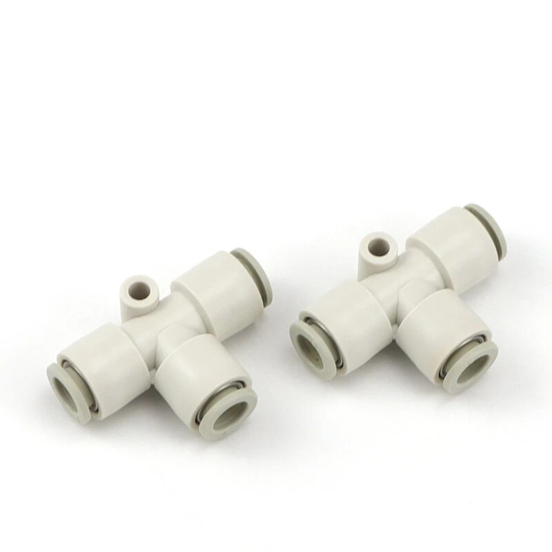 SMC Pneumatic PU Pipe Connector Model T Straight Quick Plug Connector Fittings KB2T/KQ2T Series