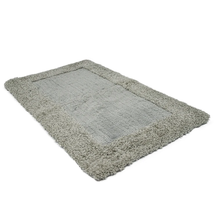 
Custom Washable Carpet Plain Plush 100% polyester Microfiber Shag Bath Rugs Set 
