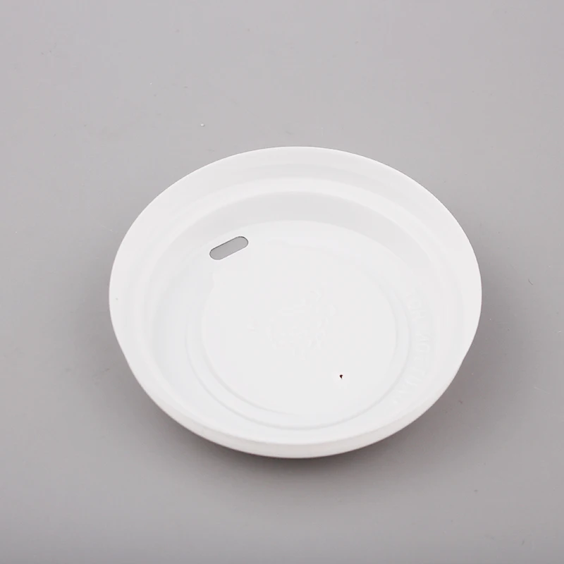 China Factory Manufacture paper coffee cup lids cover disposable white 6/7oz coffee lids