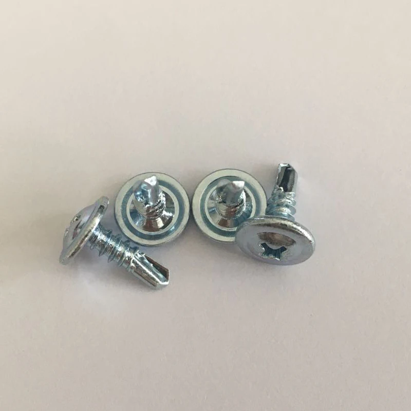 
Factory plastic ground screw all size zinc self drilling roofing screws 