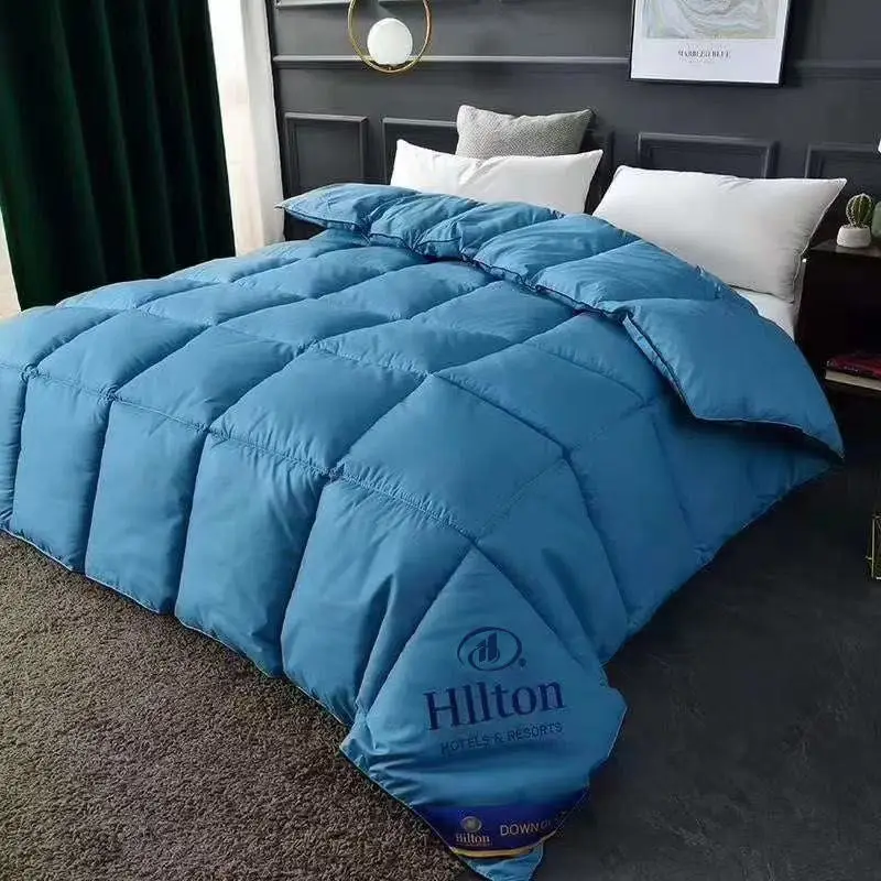 Hotel Luxury bedding cotton Hilton duvet quilt comforter custom logo Queen King