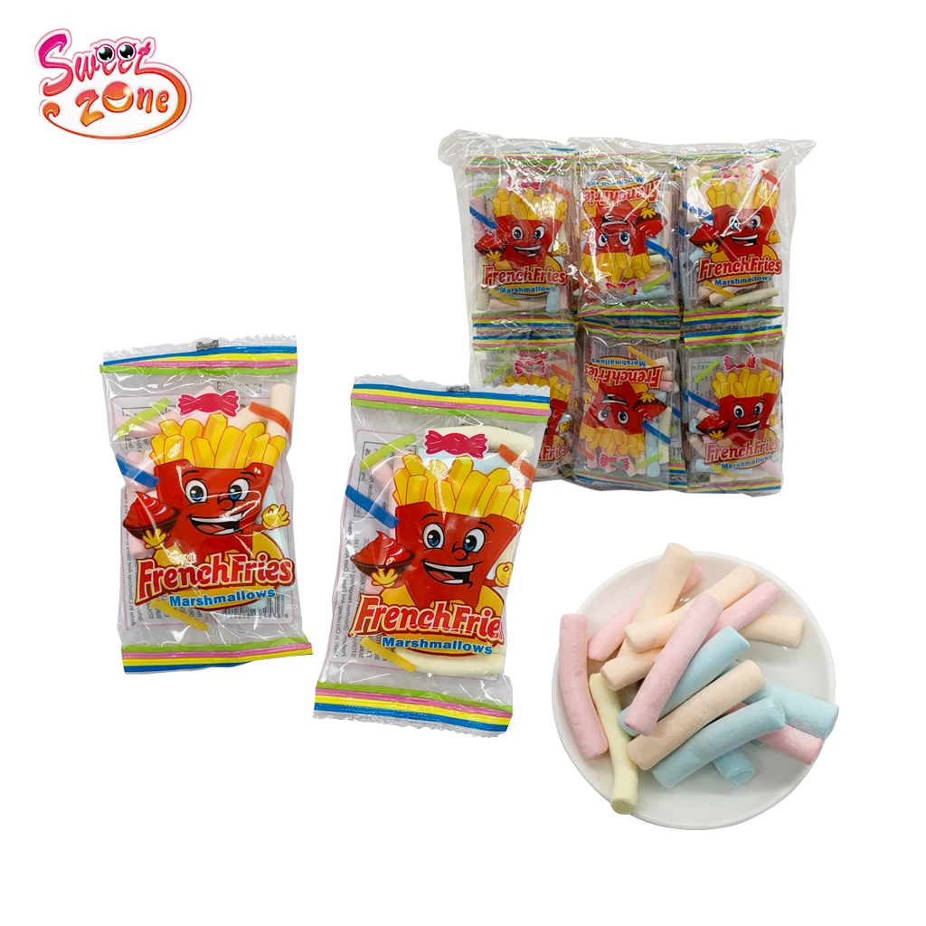 French fries shape Marshmallow Soft Cotton Candy