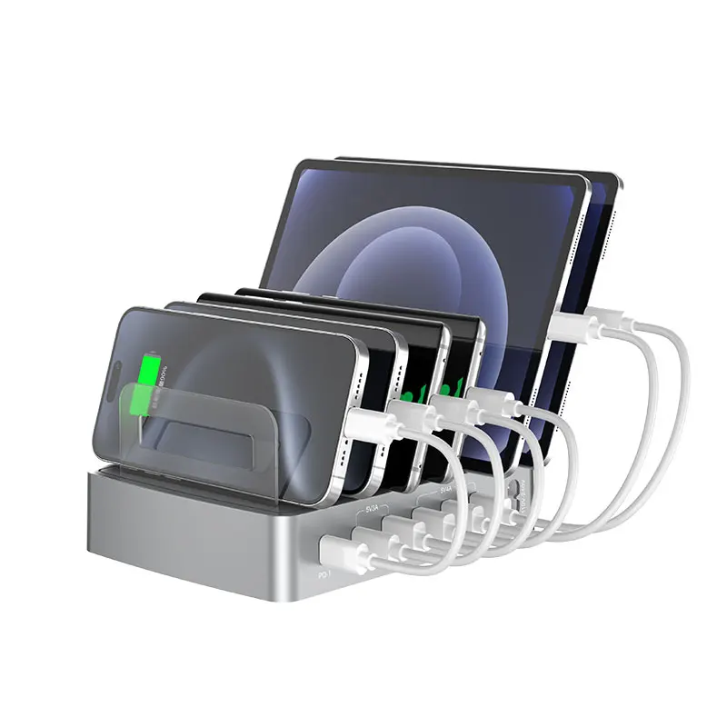 6-портовый многопортовый зарядный USB-881