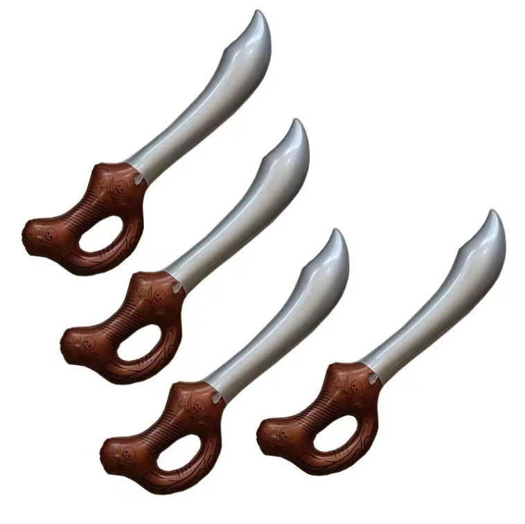Hot Selling Factory Customization Eco-Friendly PVC Inflatable Sword Toys Kids Funny Party Accessories Folding Garden Use Logo