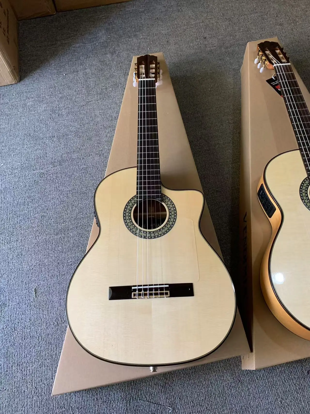 High quality 39 inch Geake K-500C Flamenco OEM guitar