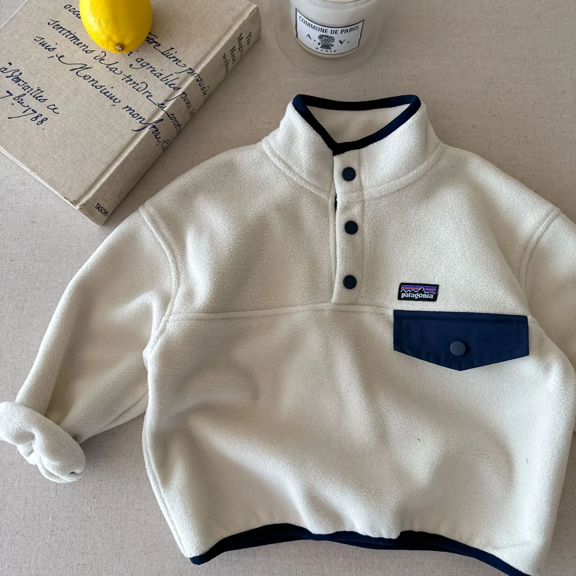 Boys Sweatshirt High Collar Pullover for Kids Long Sleeve Children Fleece Sweater School Warm Toddler Shirts Baby Outerwear