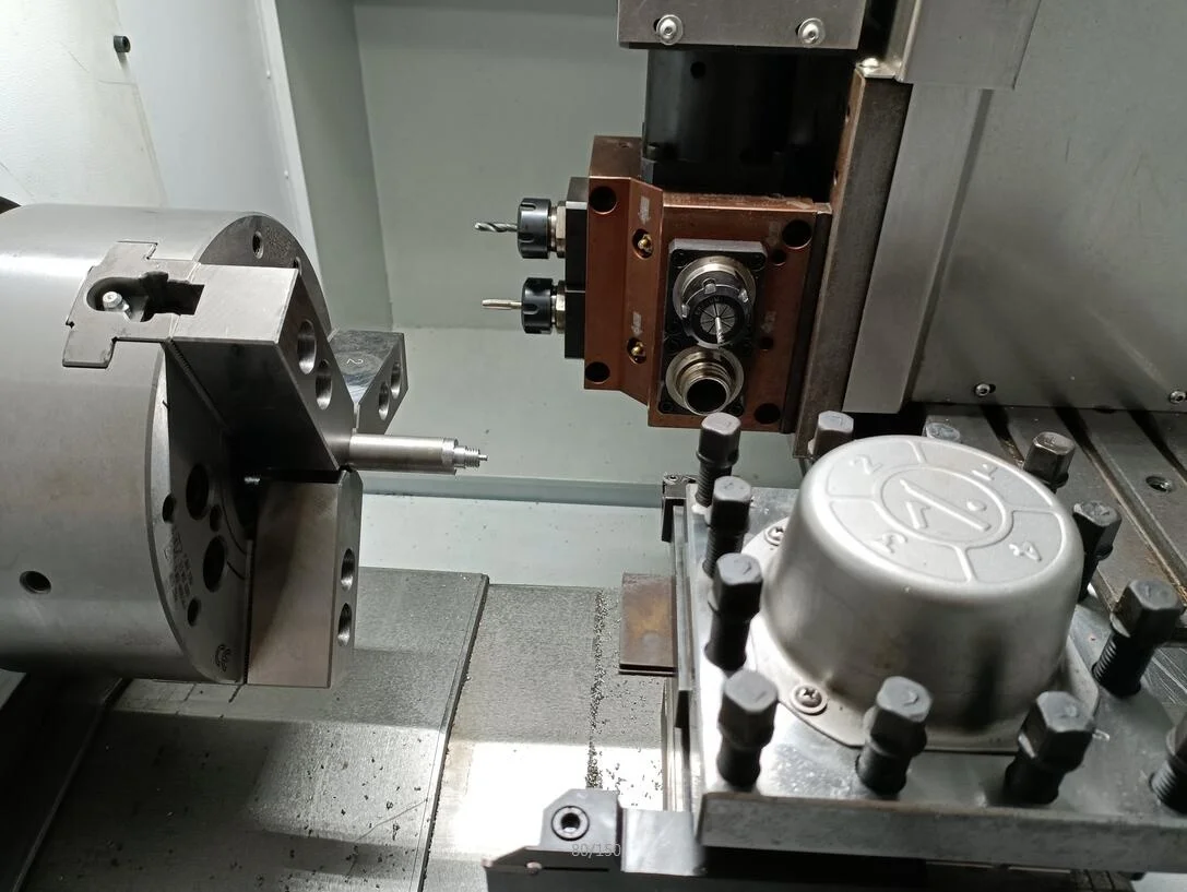 Swiss type cnc lathe sliding/cnc lathe with live tool/cnc lathe  machine ck6150