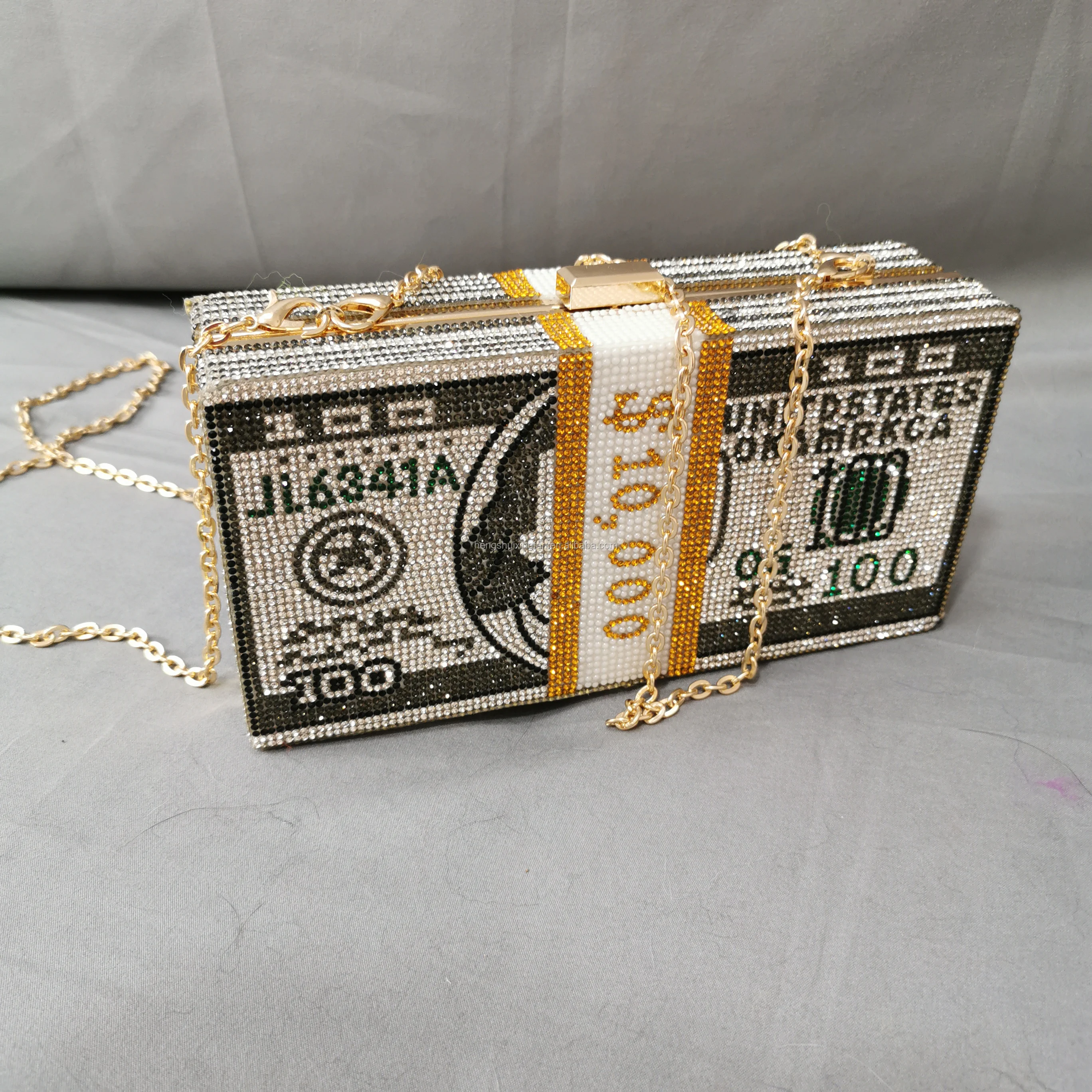
2021 Fashion luxury dollar purses USD purses dollar bag 