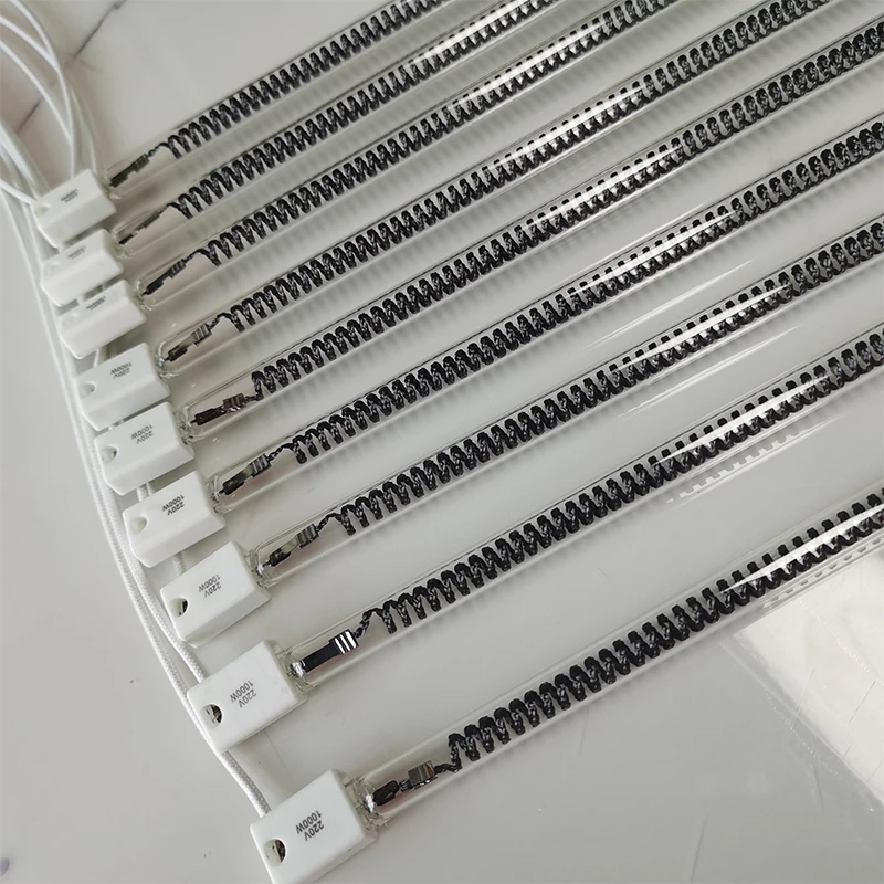 800W 380mm 220V Air Fryer Oven Electric Carbon Fiber Heating Tube Far Infrared Lamp Oven