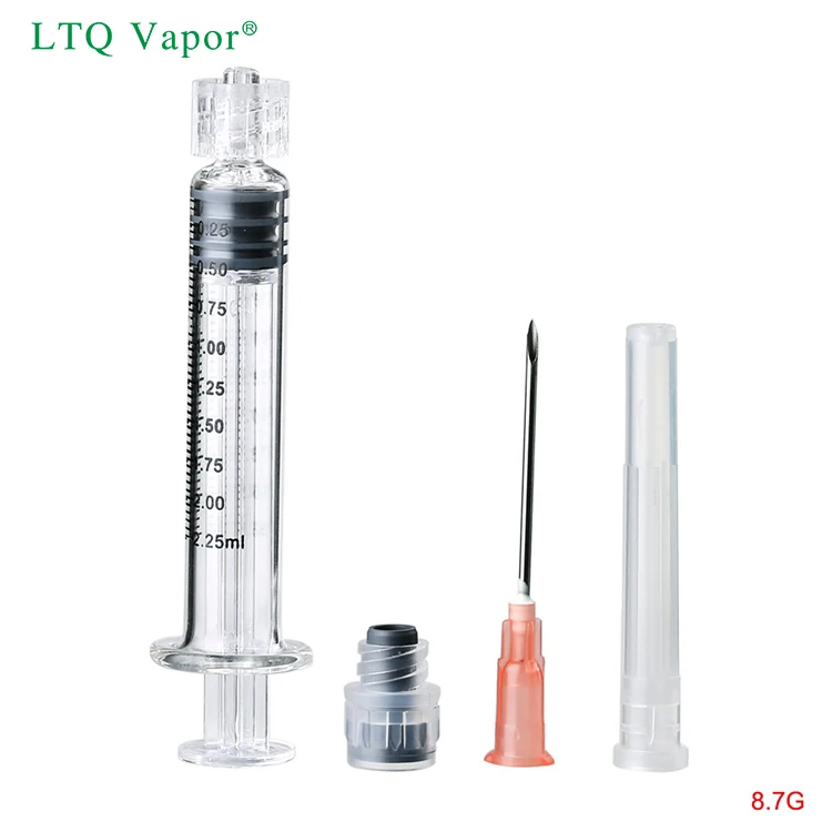 
Prefilled medical disposable glass injection syringe 