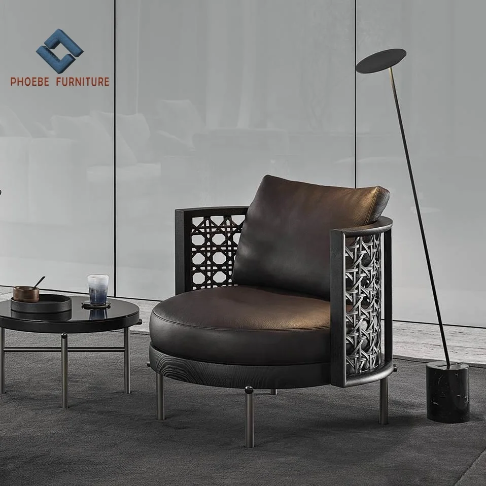 Modern living room small round lounge chairs sofa luxury design armchairs