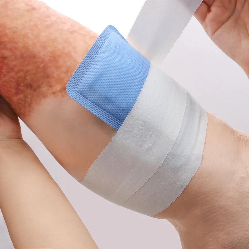 Alexer Super Absorbent Wound Dressing Non-Stick Gauze Pads, Wound Care Supplies for Pressure Ulcers, 1st/2nd Degree Burns