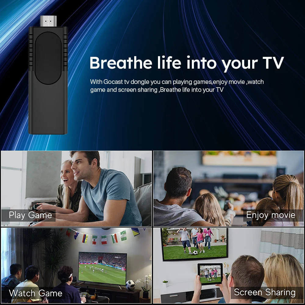 WF tvsticks фабрика OEM дизайн ультра лучший смарт-мини-android tv pc stick 4k player android HD video