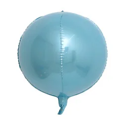 12 Inch 4D Aluminum Foil Balloon Graduated Color Multi-color Optional Helium Floating Birthday Party Wedding Decorative Balloon