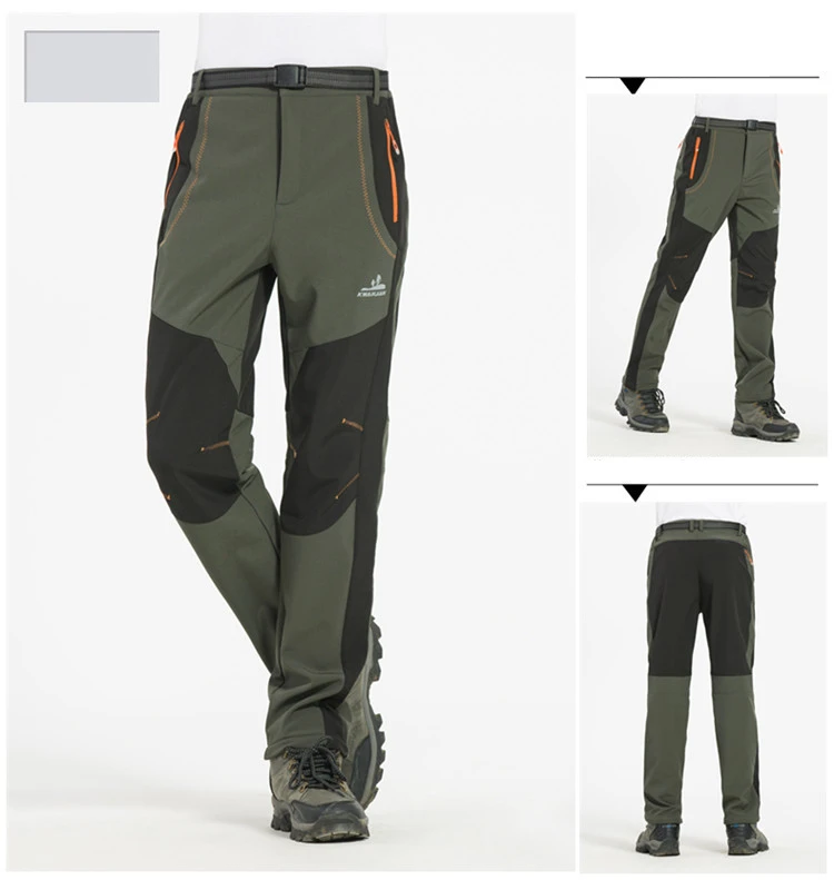 
Outdoor Hiking Pants Trousers Men Women Trek Waterproof Soft Shell Pants 