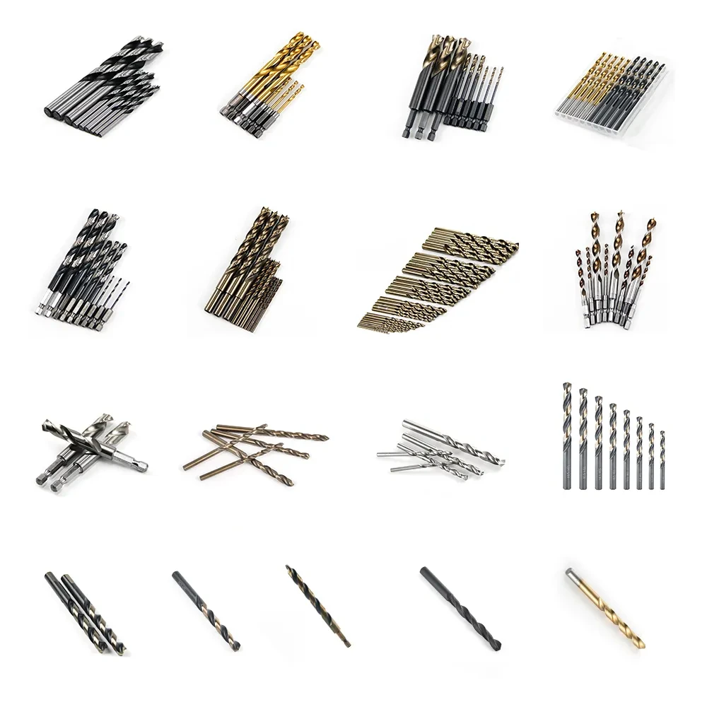 PEXMIENTAS factory hand tool set twist hss drill bit hss M35 cobalt drill bit metal wood hss cobalt drill bit tool sets