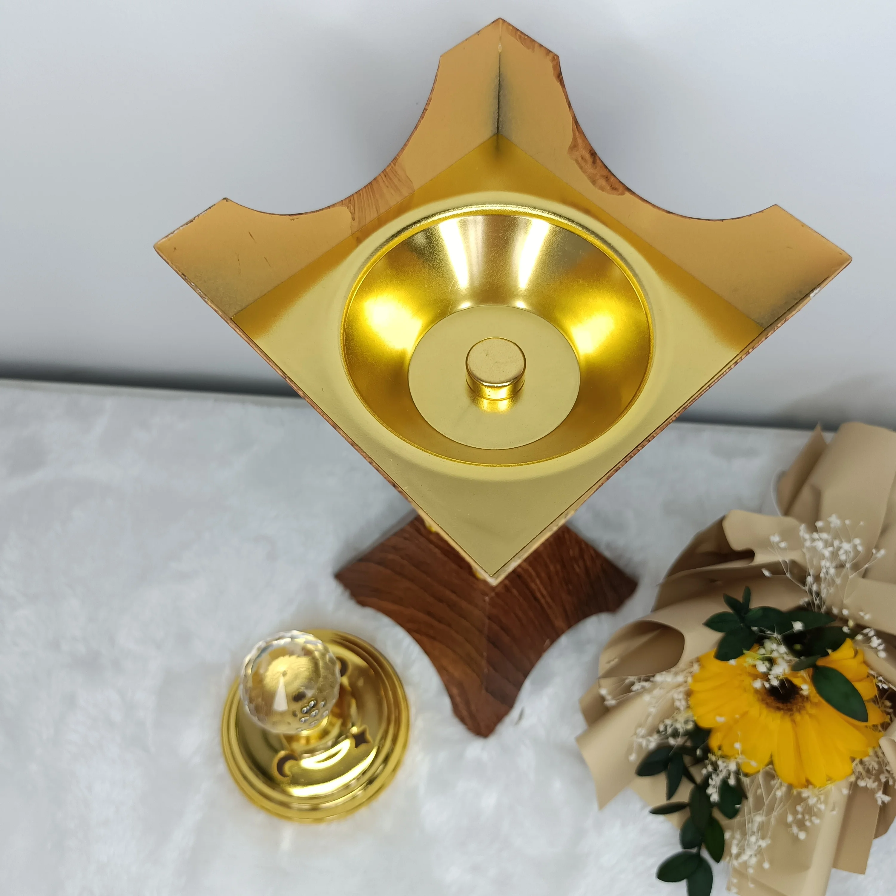 Арабская курильница для благовоний Bakhoor Metal Eid традиционная мабхара домашний декор