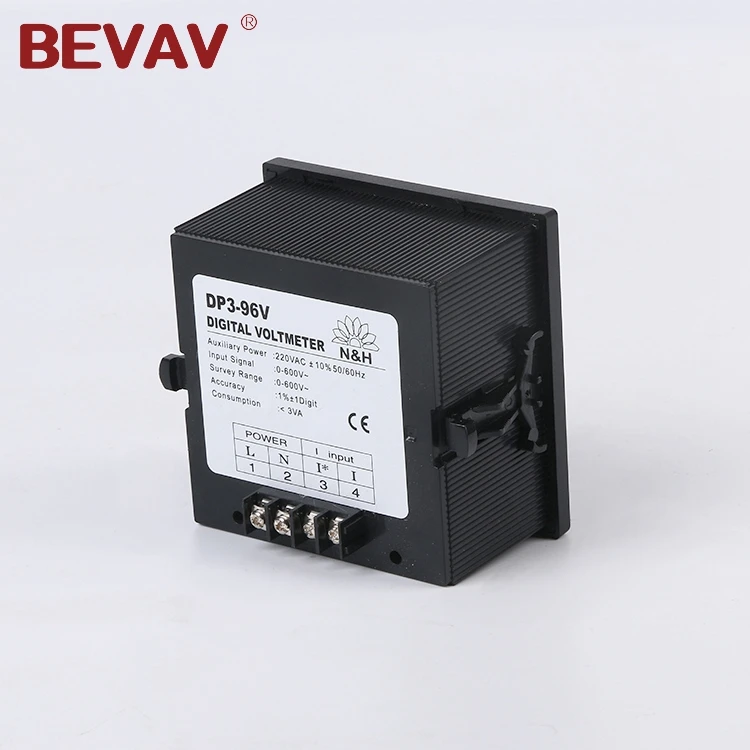 BEVAV A+ quality single phase AC voltage Meter, digital voltmeter