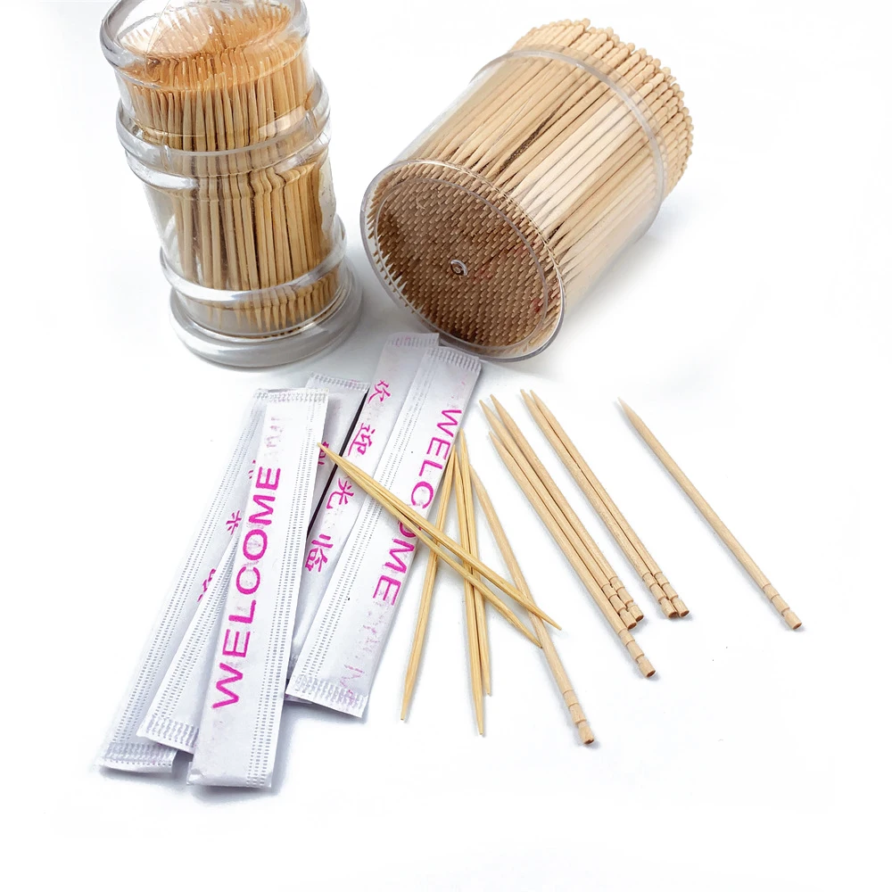 Flavored Bamboo Toothpicks - Refreshing Mint Picks for Fresh Breath